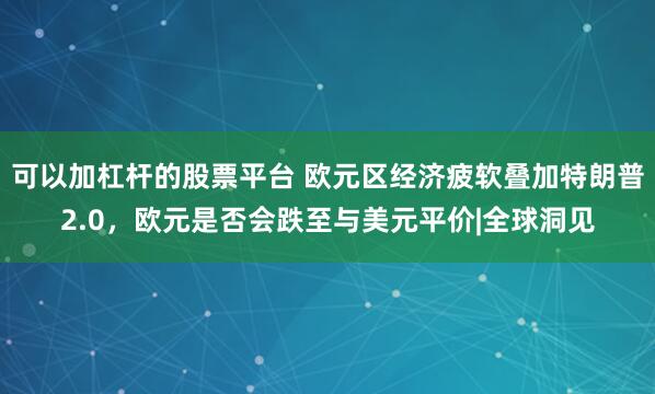 可以加杠杆的股票平台 欧元区经济疲软叠加特朗普2.0，欧元是否会跌至与美元平价|全球洞见